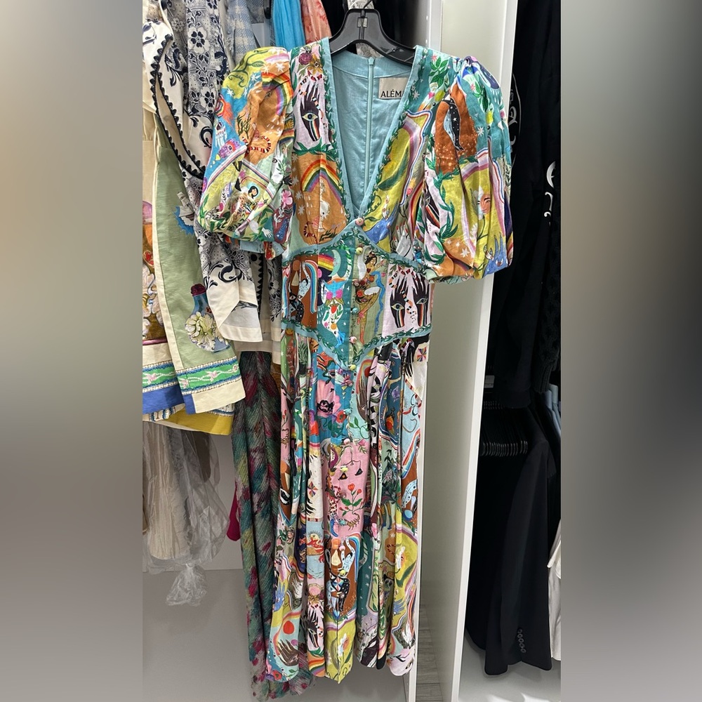 Brand new Alemais Evergreen Midi Dress 4AU / 0US
